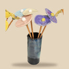 flowers dark vase